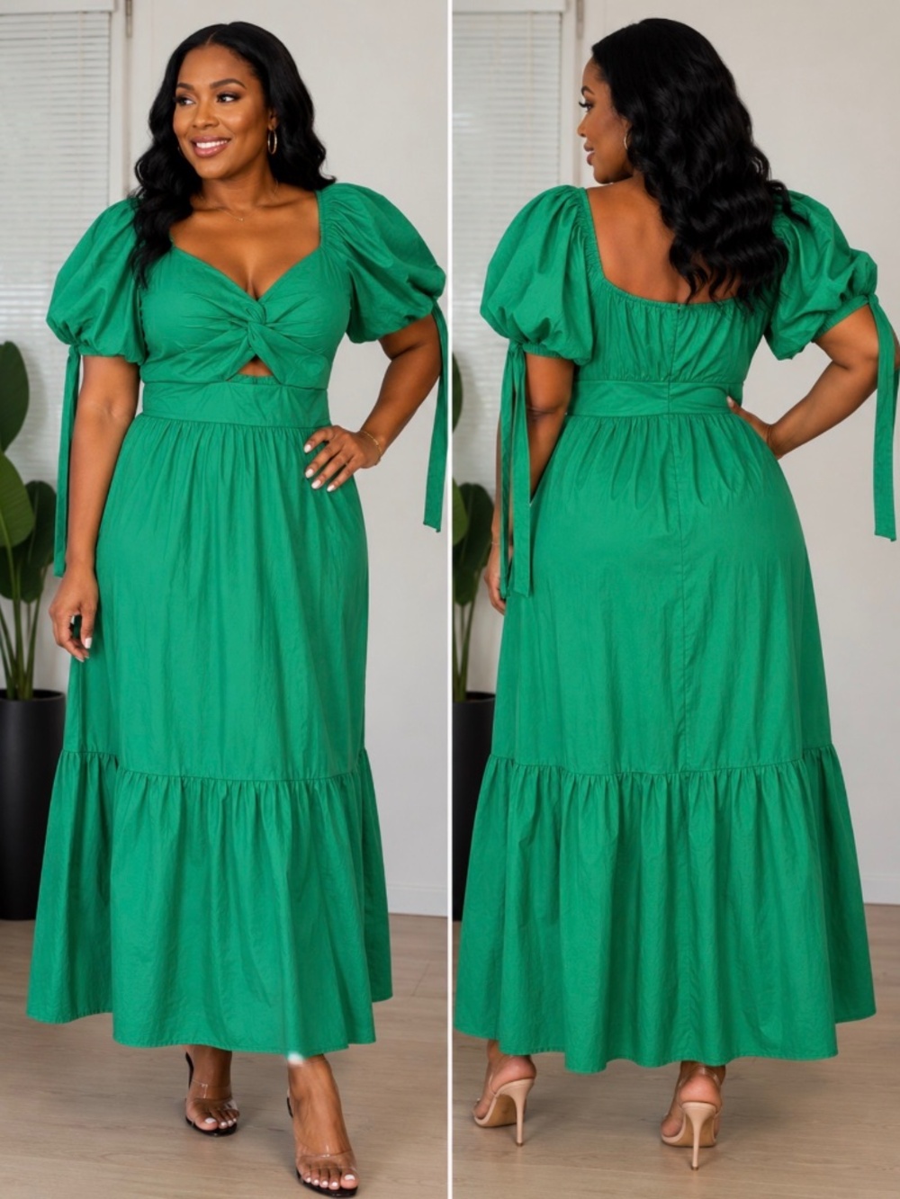Green all occasion dress